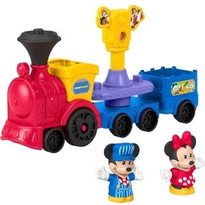 Fisher-Price Little People Mickey & Minnie Musical Train with 2 Figures